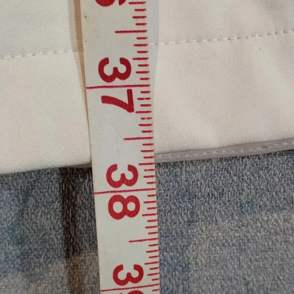 Marika Women's White Long Sleeve Zippered Belted Trench Coat NWOT Size  Large - Picture 13 of 16